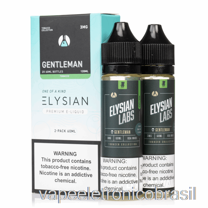 Vape Recarregável Cavalheiro - Elysian Labs - 120ml 3mg